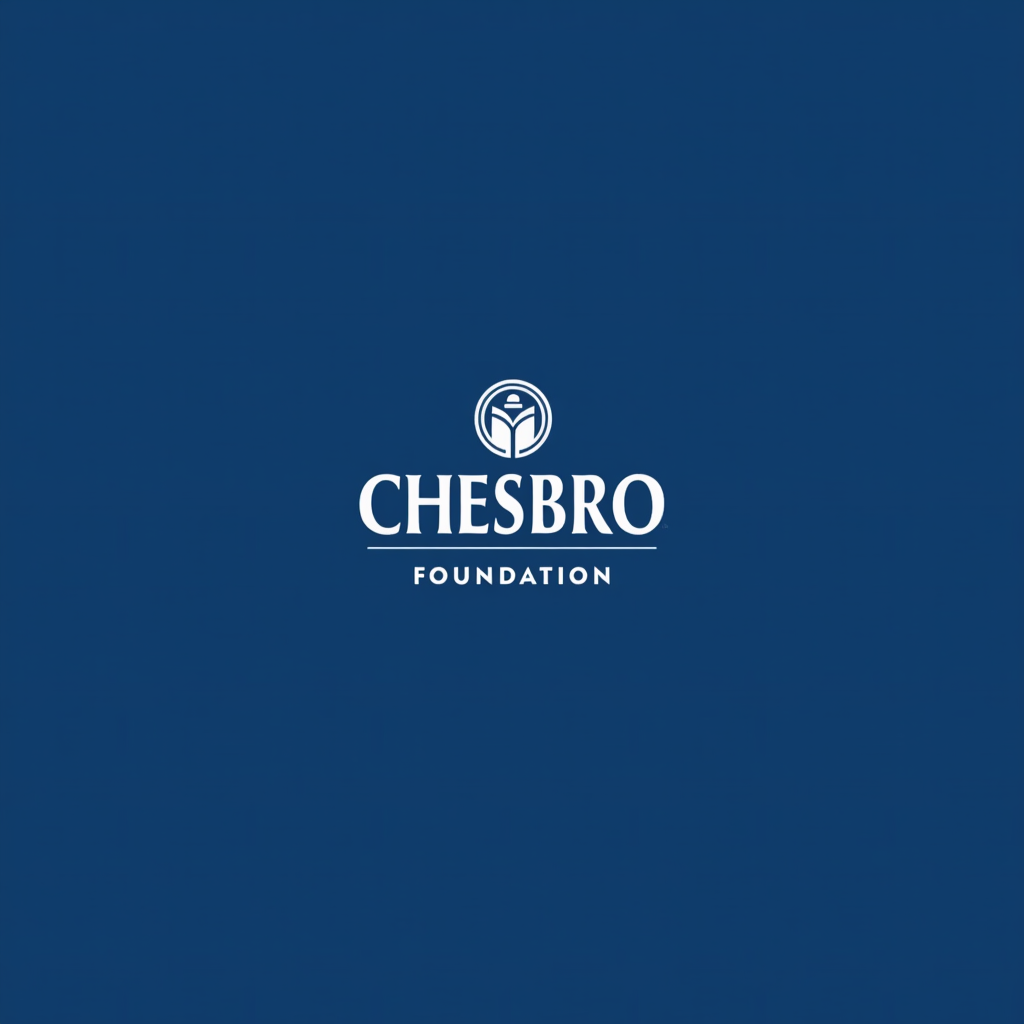 Chesbro Foundation logo - Professional grantmaking foundation emblem with deep trust blue background and white text