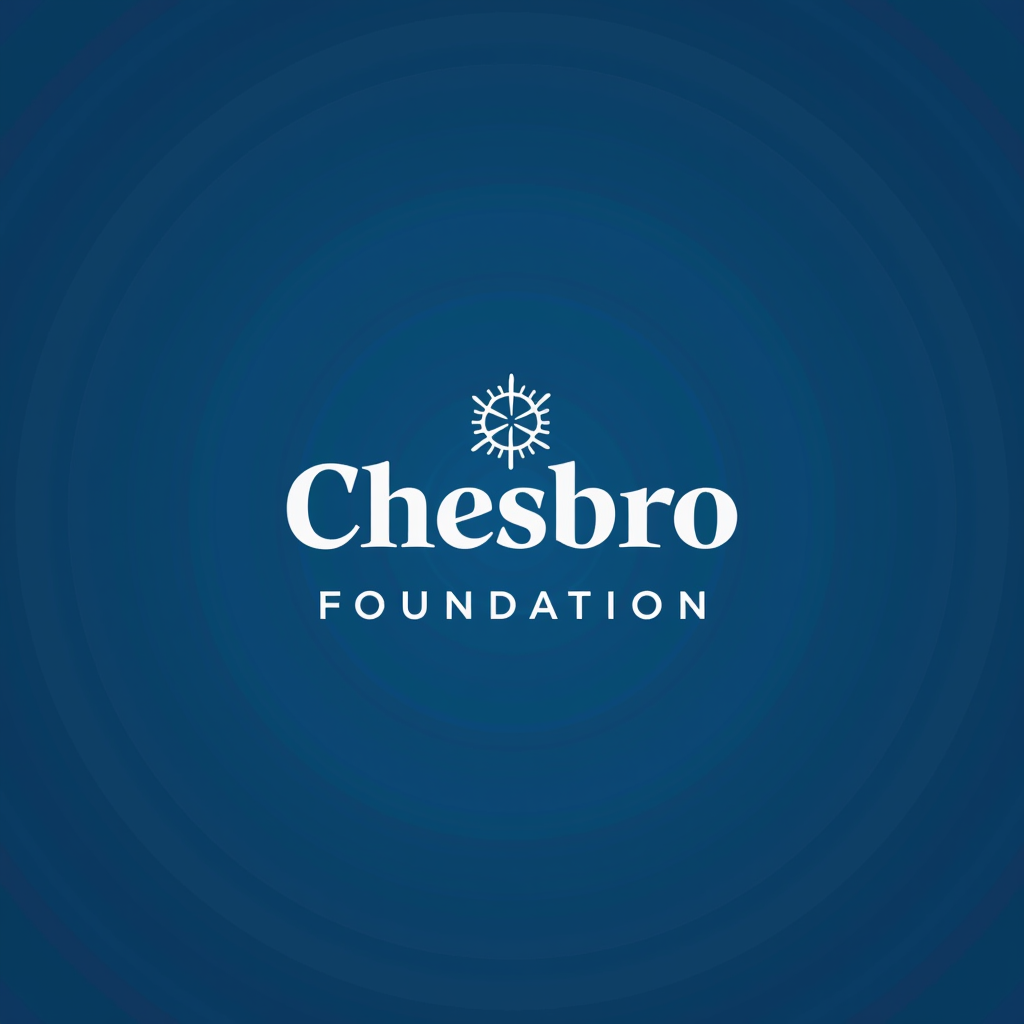 Chesbro Foundation logo - Professional grantmaking foundation emblem with deep trust blue background and white text