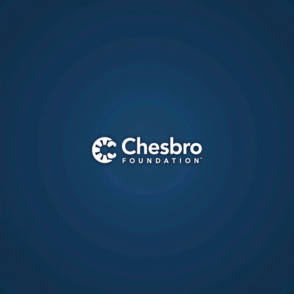 Chesbro Foundation logo - Professional grantmaking foundation emblem with deep trust blue background and white text