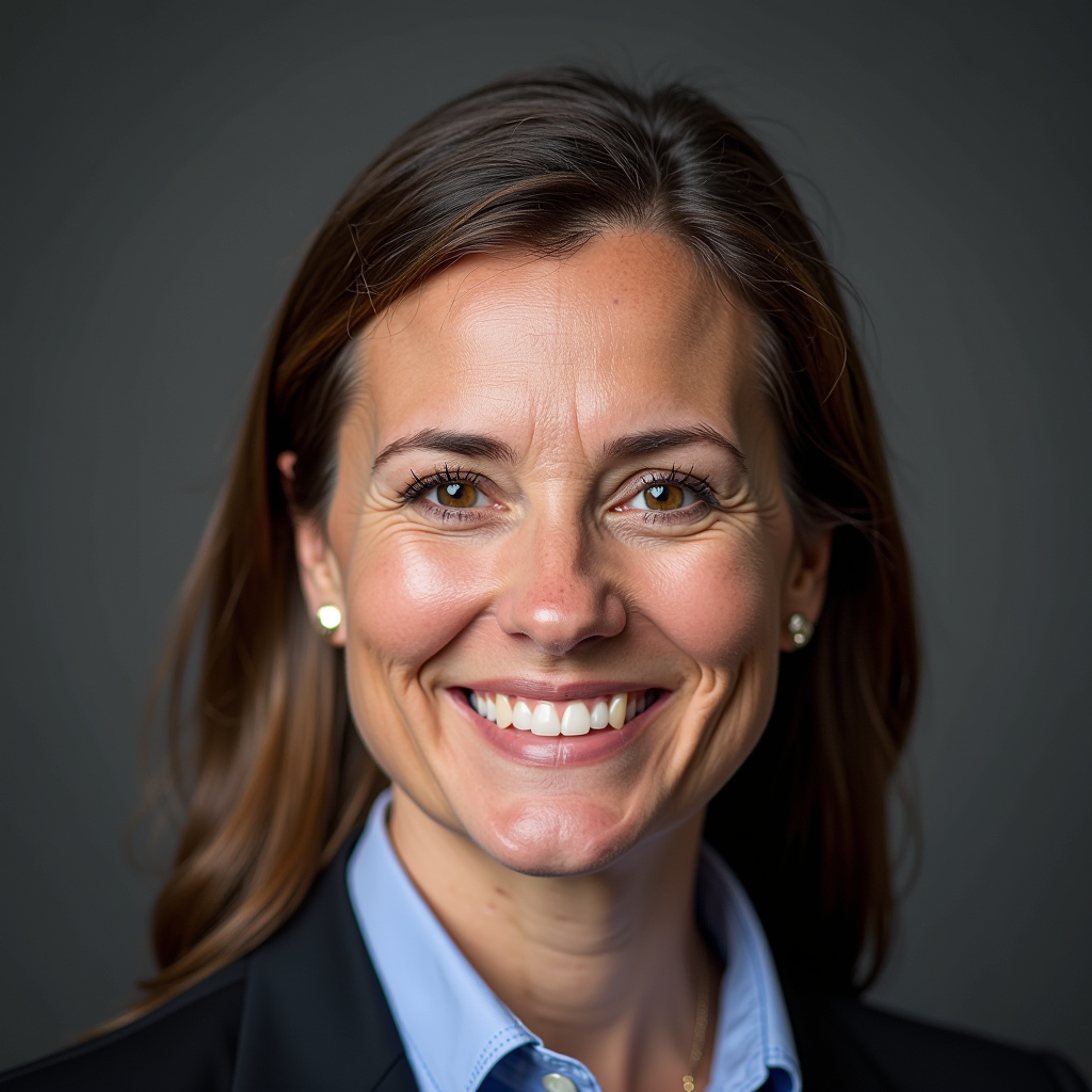 Professional headshot of Chesbro Foundation Operations Director, professional and organized appearance